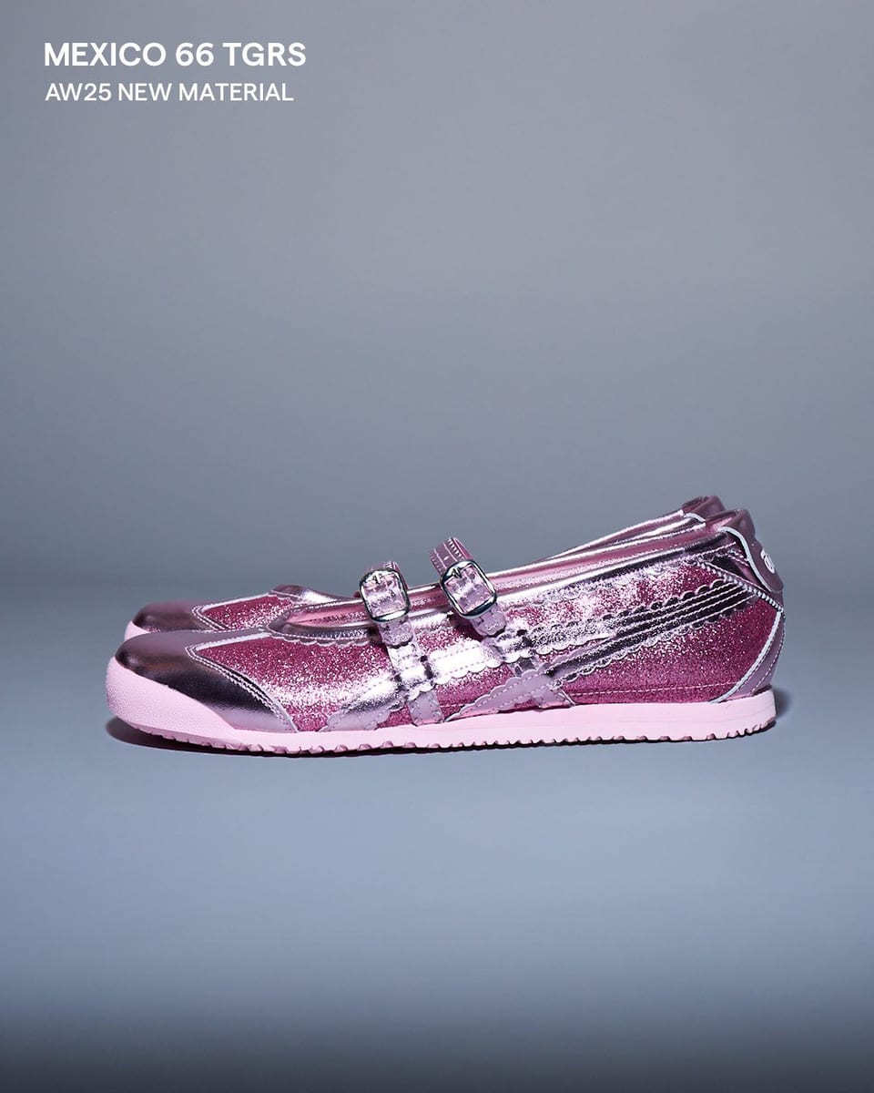 onitsuka tiger pink glitter